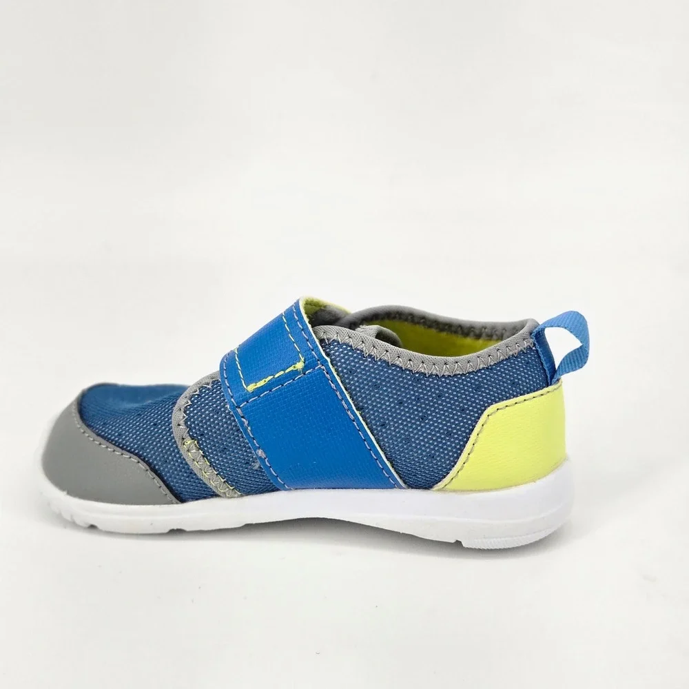 See Kai Run Hydro Peyton Boys Blue Water Shoes Sneakers Toddler Size 9 Washable
